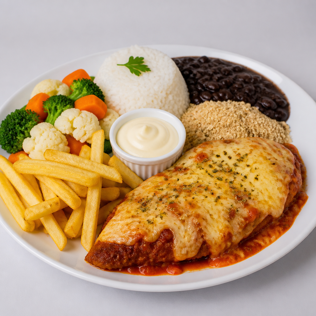 FIlé de Frango à Parmegiana