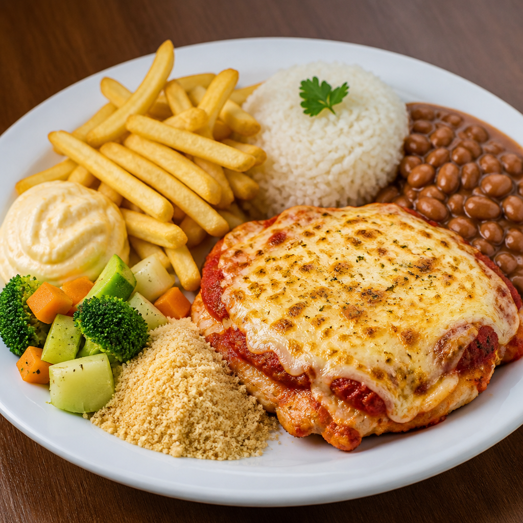 FIlé de Frango à Parmegiana