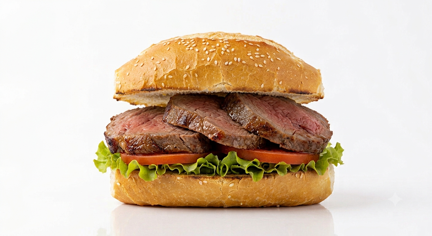 Sanduíche de Carne Assada
