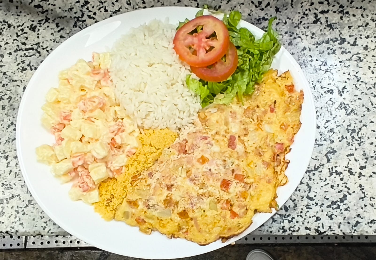 Refeição com Omelete